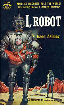 アイザック・アシモフの書籍『われはロボット』の表紙