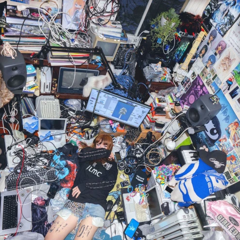 NinajirachiによるI Love My Computerのアルバムカバー